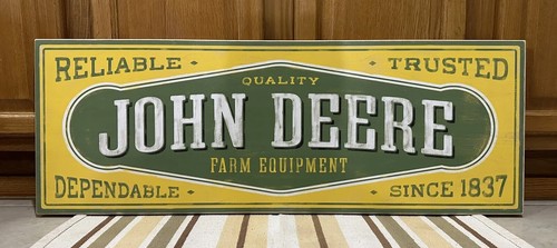 John deere sign - john,