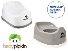 Children Kids Potty Training Toilet Seat With Rubber Grip Baby Toddler Trainer