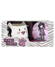 Gorjuss By Santoro Mug And Coaster Set - Ruby Wild, great gift