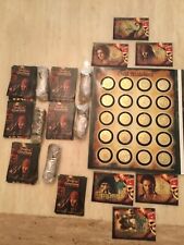 6 SETS OF 20 GOLD COLOURED MEDALLIONZ/ COINS PIRATES OF THE CARIBBEAN