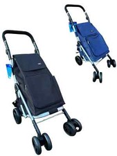 6 WHEEL LARGE SHOPPING TROLLEY