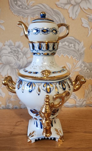 Vintage soviet gzhel porcelain - soviet,