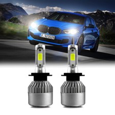 2x H7 LED Headlight Bulbs Kit
