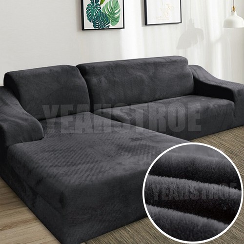 Velvet elastic stretch - stretch, sofa