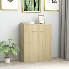 Small Sideboard Cupboard Cabinet Oak Storage Unit Hallway Bedroom Office Slim