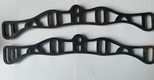 Edwardian cast iron - creel, x2