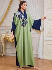 Women Muslim Maxi Dress Loose