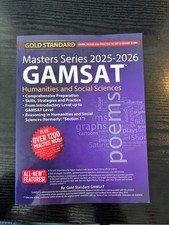GAMSAT gold standard book - Humanities and Social Sciences 2025-2026 