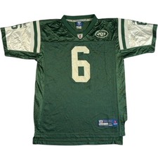 Reebok New York Jets Jersey Youth XL NFL Football Sanchez #6 Green Vintage