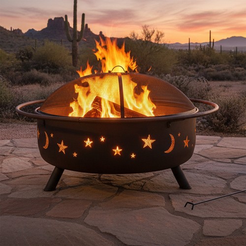 Cosmic large outdoor fire - large,