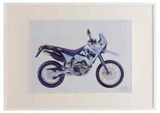 KTM 640LC4 Adventure 2003 A2 framed limited edition print drawing