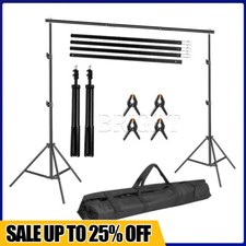 2x3M Photography Photo Studio Background Support Stand Kit Screen Backdrop Set