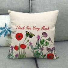 Square Cojines Red Poppy Sofa