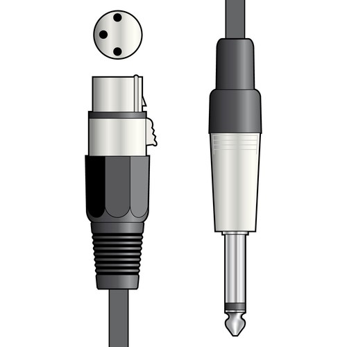 Female xlr 3mm jack - 3m,
