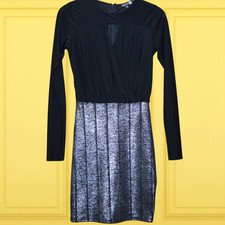 BOOHOO NIGHT SIZE 8 BLACK