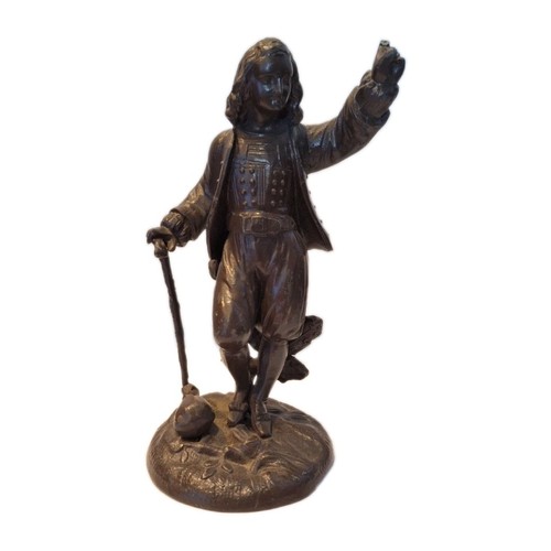 Antique bronzed spelter - antique,