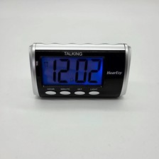 Talking alarm clock for
