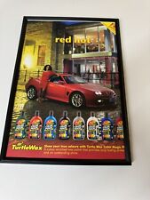 Framed Original Alfa Romeo GTV Cup 3.0 V6 24v Red Magazine Advert Wall Art Retro