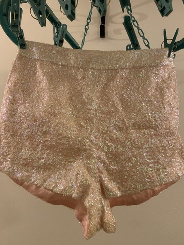 Sequin mini shorts - sequin,