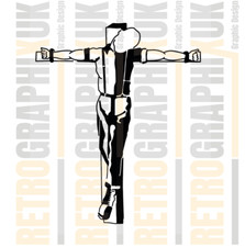 LARGE Crucified Skin 22cm x