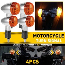 4pcs Motorcycle Amber Turn