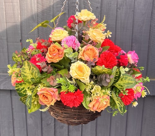 Inch rattan hanging baskets - 12,
