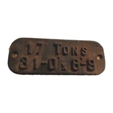 Railwayana Cast Iron Wagon 17