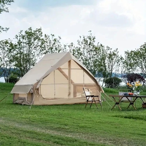 Inflatable camping tent - tent, 4-6