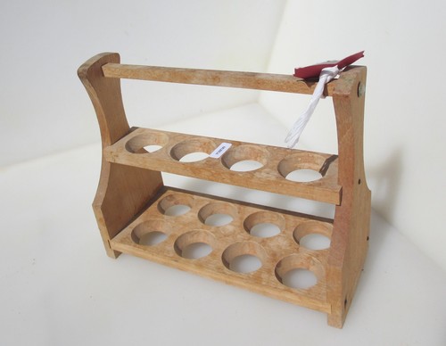 Vintage wooden lab rack holder - vintage,