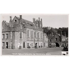 TAVISTOCK Devon, Town Hall & Bedford Square RP Postcard, Unused