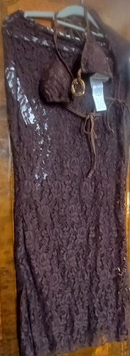 Shein brown lace piece - lace, 3-piece