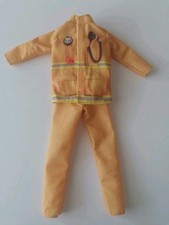 Barbie MATTEL 'You Can Be Anything Firefighter' Clothes Jacket And Trousers