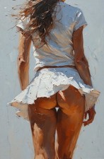 Sexy Lady Showing Naked Bum