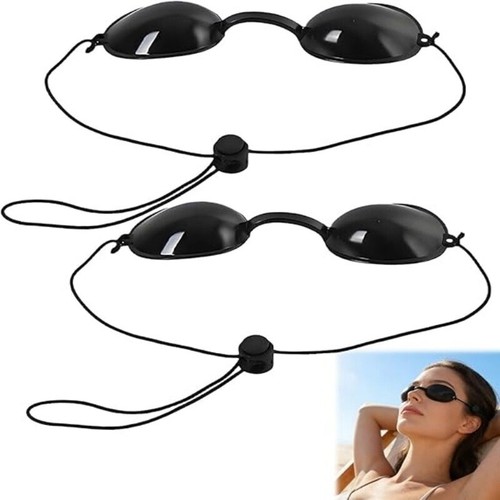 Sunbed goggles 2pcs red - sunbed,