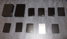 Job Lot of 11 Portable Hard Drives, Seagate (41 TB Total) - Excellent Condition