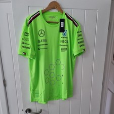 Mercedes f1 Team Issue tommy hilfiger  Set Up T Shirt large