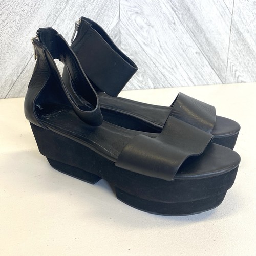 Shellys london black platform - shellys,