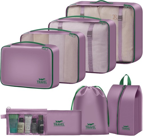 Unbranded 8pcs packing cubes - unbranded,