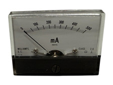Vintage Milliamps D.C Panel