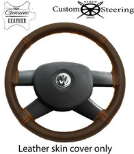 2 TONE BROWN LEATHER STEERING