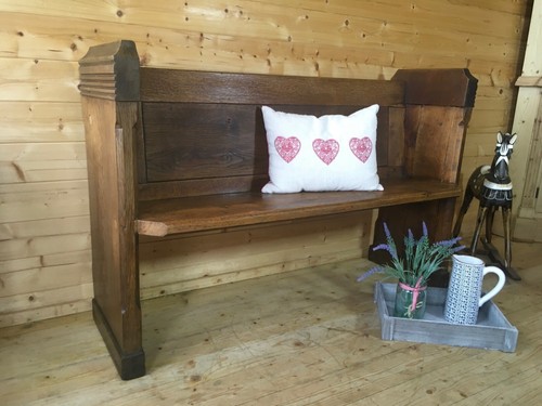 Antique solid oak wooden