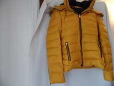 ZARA MUSTARD SHORT PUFFER