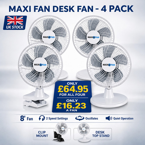 Maxi fan 20cm clip - x, 8"