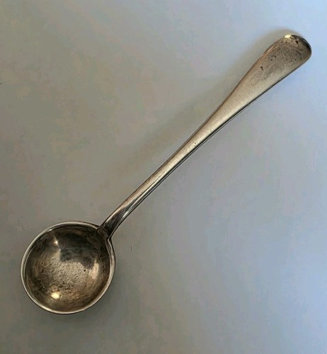 Sterling silver salt spoon - silver,