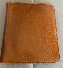 VINTAGE Brown Leather Zipped