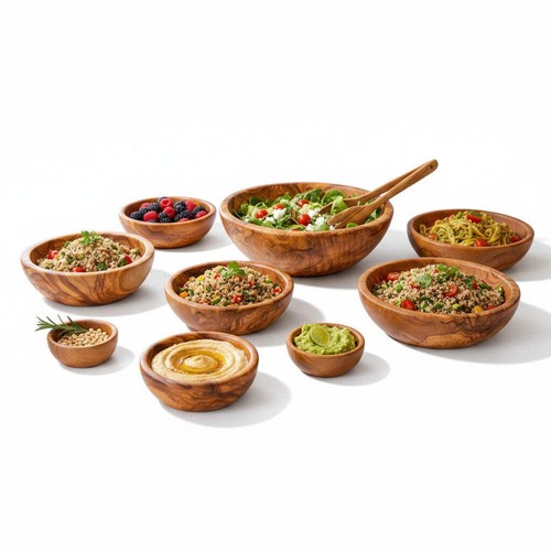 Handmade olive wood bowl - bowl, |