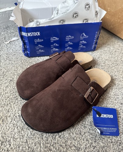 Birkenstock boston clogs brown - birkenstock,