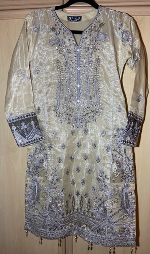 Gold silver embroidered - gold,