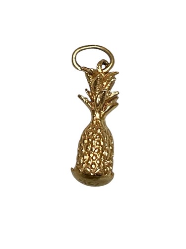 14ct vintage charm pineapple - 14ct, charm.