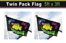 PEACE LOVE AND HAPPINESS FLAG